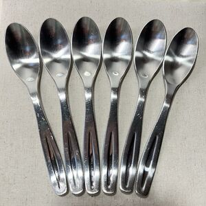 Robert Welch Linton Teaspoons Stainless Flatware Set 6 Spoons
